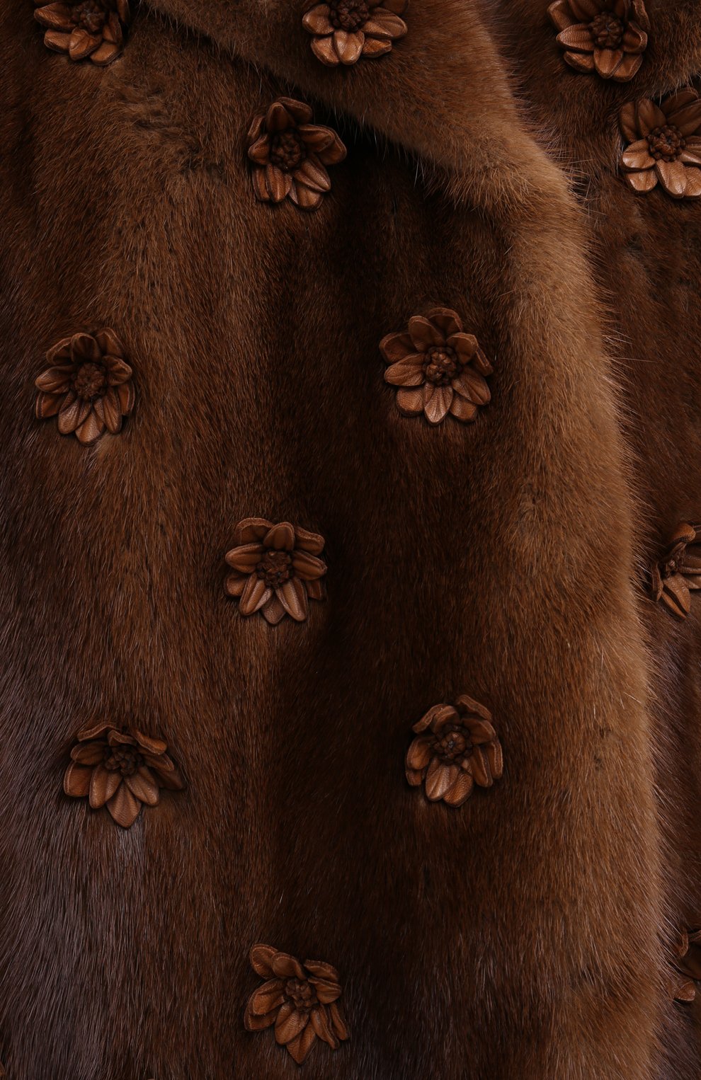 Шуба из норки VALENTINO коричневого цвета по цене 1915000 руб., арт. MF3FB175/1BF, фото 5 Шуба из норки VALENTINO, арт. MF3FB175/1BF, фото 5