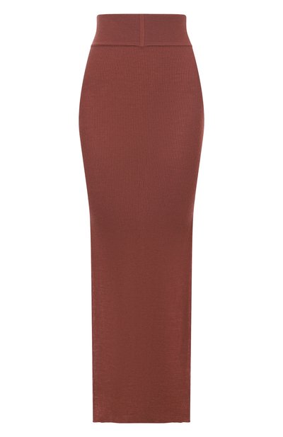 Женская шерстяная юбка RICK OWENS, арт. RP02E4619/RIBM