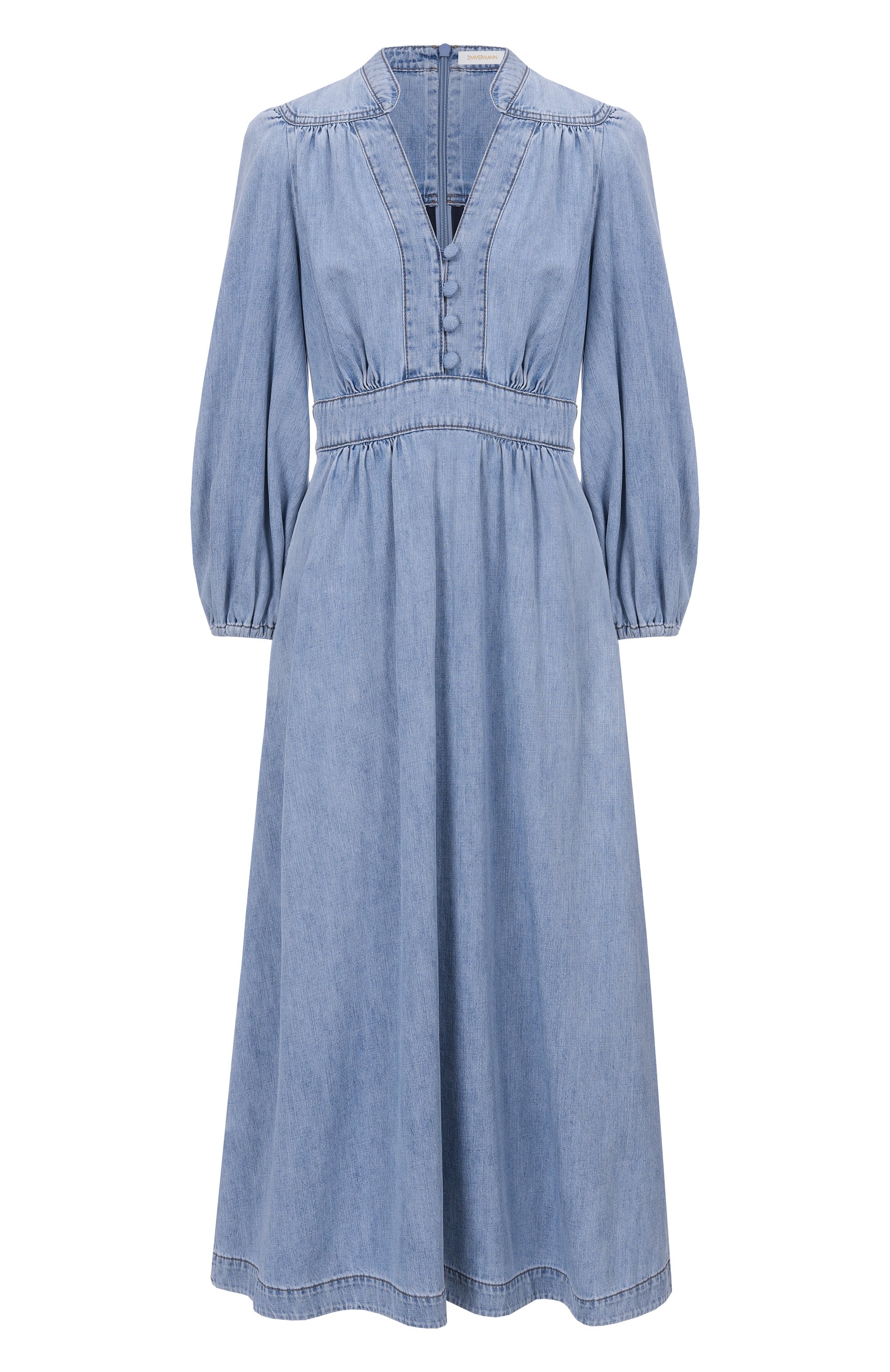 Джинсовое платье ZIMMERMANN, арт. 2731DRS262, фото 1