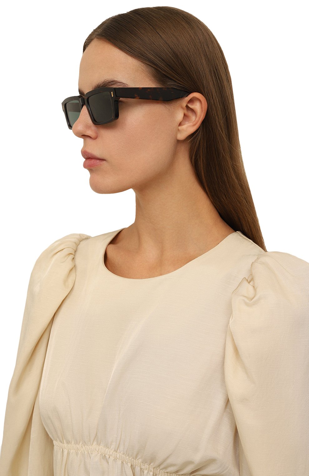 Солнцезащитные очки GAST темно-коричневого цвета по цене 22300 руб., арт. V0V CLASSIC HAVANA VV02, фото 2 Солнцезащитные очки GAST, арт. V0V CLASSIC HAVANA VV02, фото 2