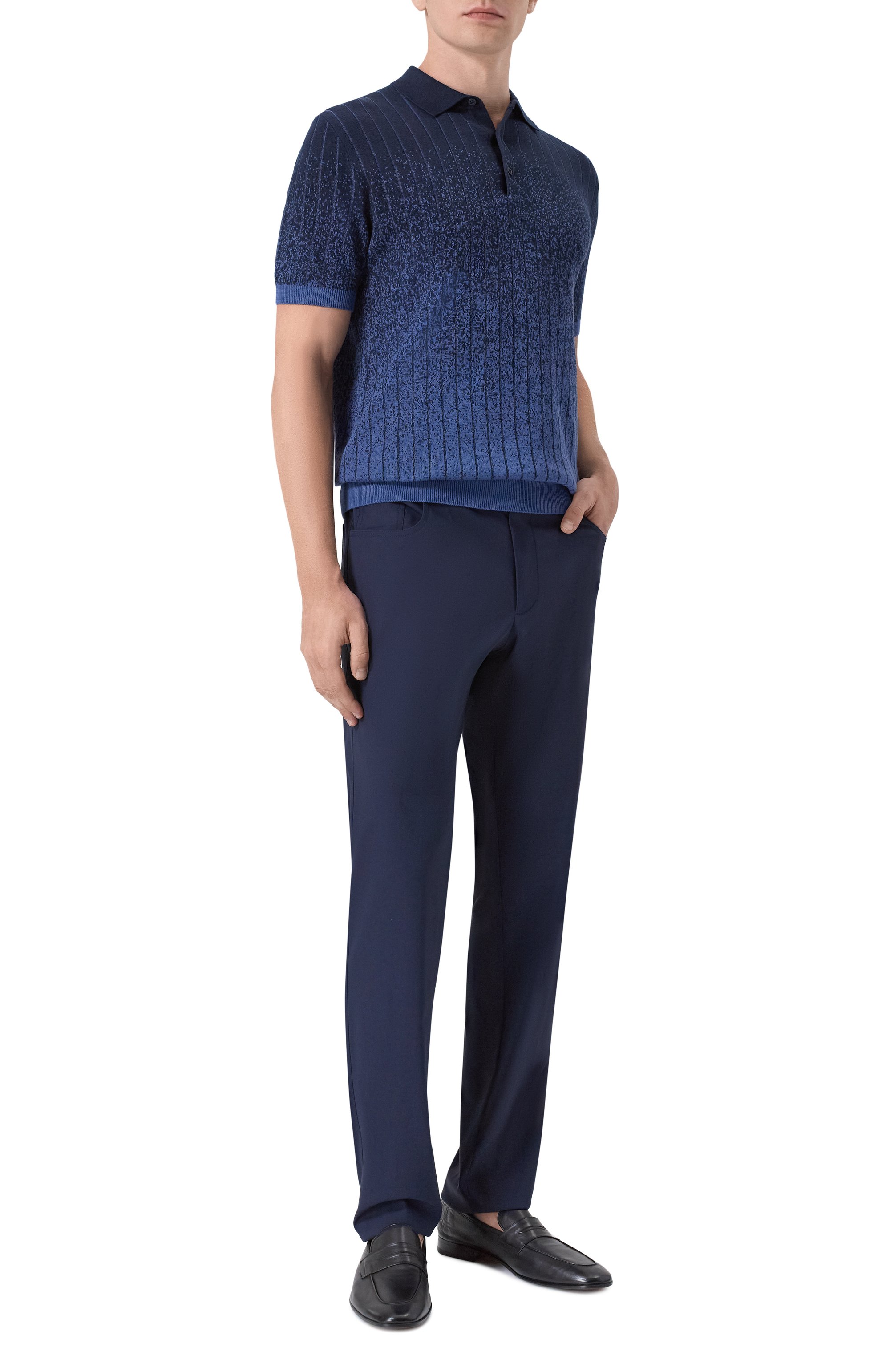 Кожаные пенни-лоферы FRANCESCHETTI, арт. 7630065/F0ULARD, фото 2