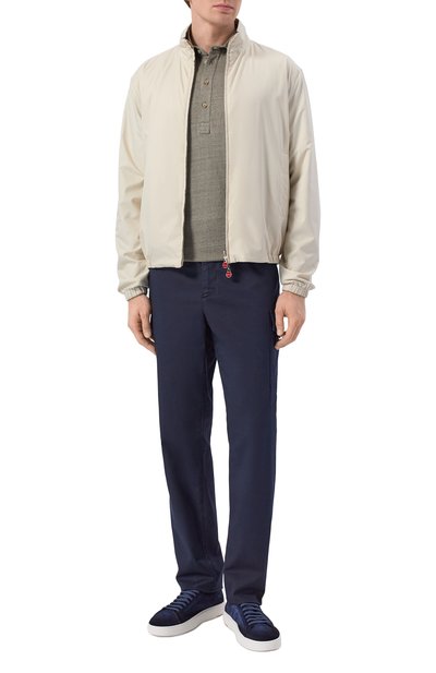  Поло изо льна и хлопка BRUNELLO CUCINELLI, арт. MR8273915, фото 2