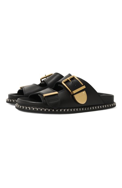 Кожаные шлепанцы rebecca CHLOÉ, арт. CHC24S981D1, фото 1