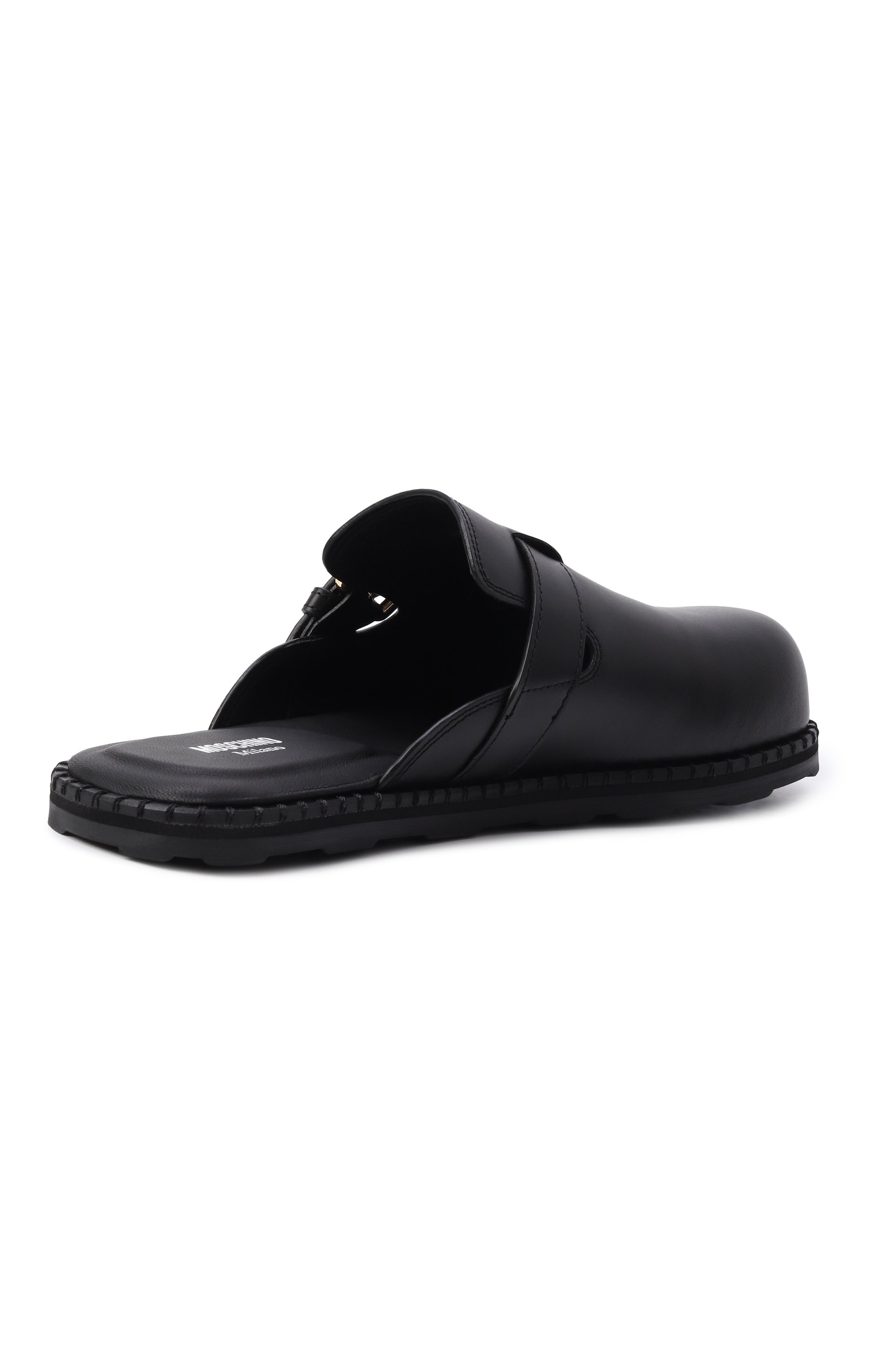 Кожаные сабо MOSCHINO, арт. MA10152G10/MF0, фото 5