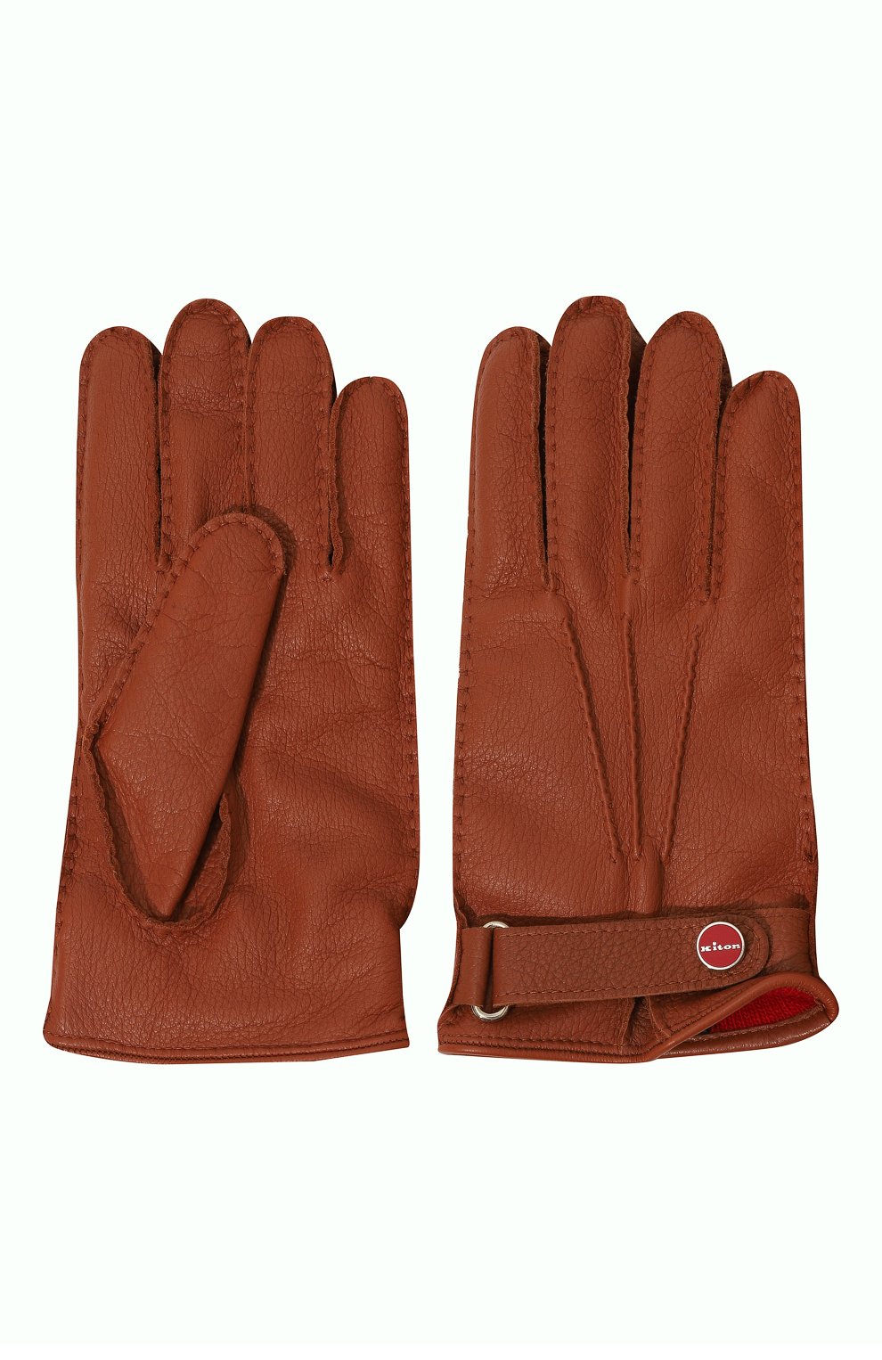 Кожаные перчатки KITON, арт. UGU023K0257F08, фото 2
