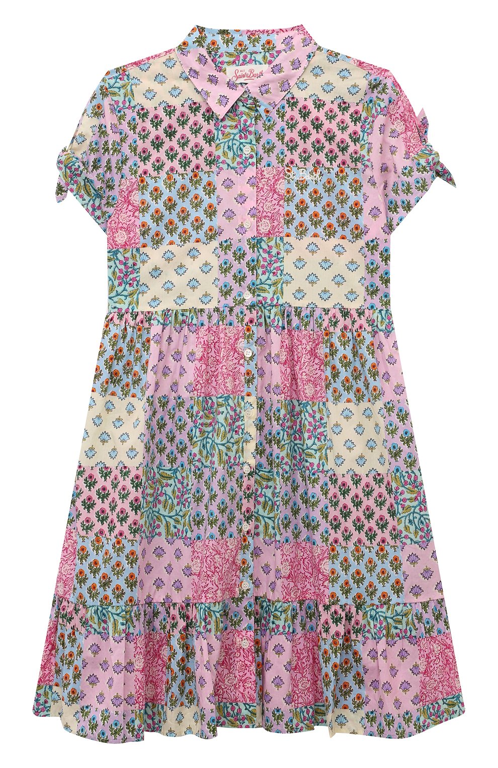 Хлопковое платье-рубашка MC2 SAINT BARTH, арт. STBK QUEENIE/QUN0001, фото 1