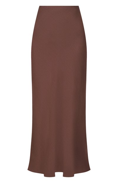 Женская юбка из вискозы и льна BRUNELLO CUCINELLI, арт. MH126G3396