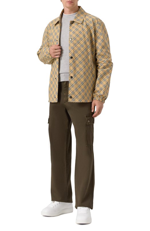 Куртка-рубашка Burberry 8110283 Бежевый  8110283 Фото 2