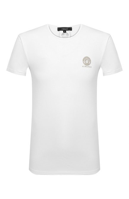 Мужская хлопковая фут�болка VERSACE, арт. AUU01005/A232741