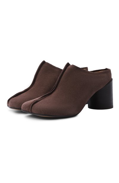 Женские замшевые мюли anatomic stitch-toe MM6, арт. S59WX0085/P6385