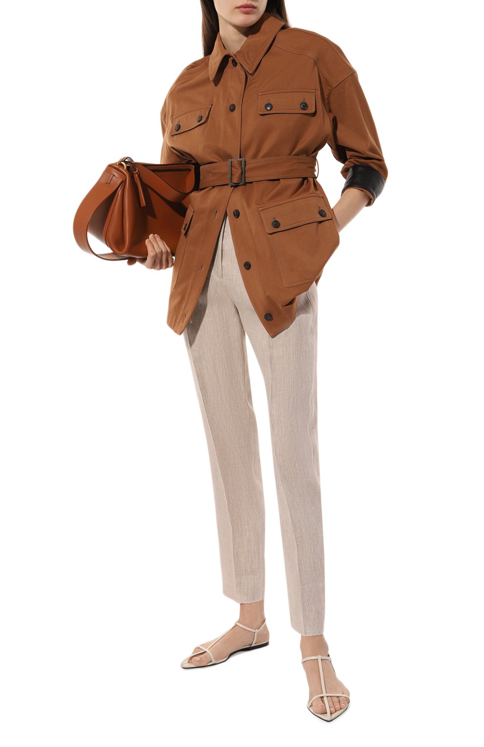 Шерстяные брюки AGNONA, арт. T70713E/U3030E, фото 2