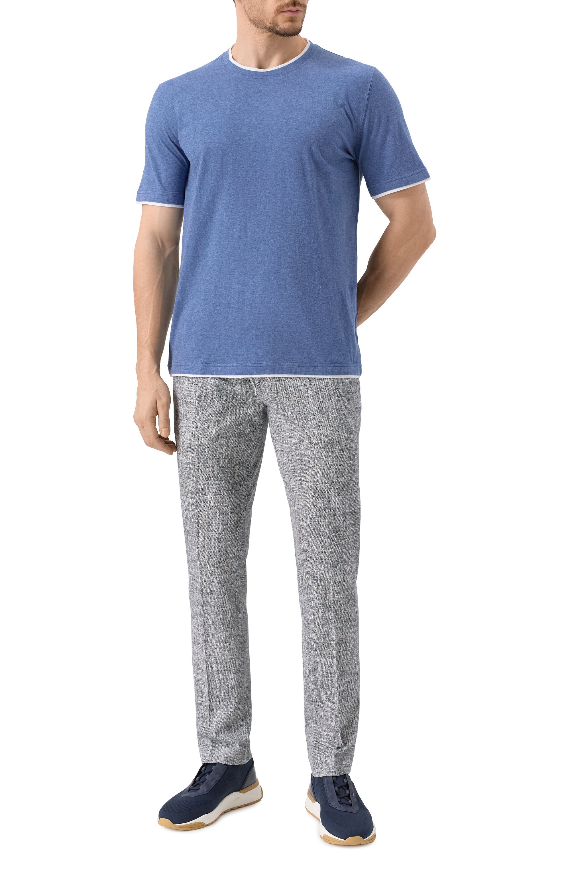 Хлопковые брюки CIRCOLO 1901, арт. CN4745, фото 2