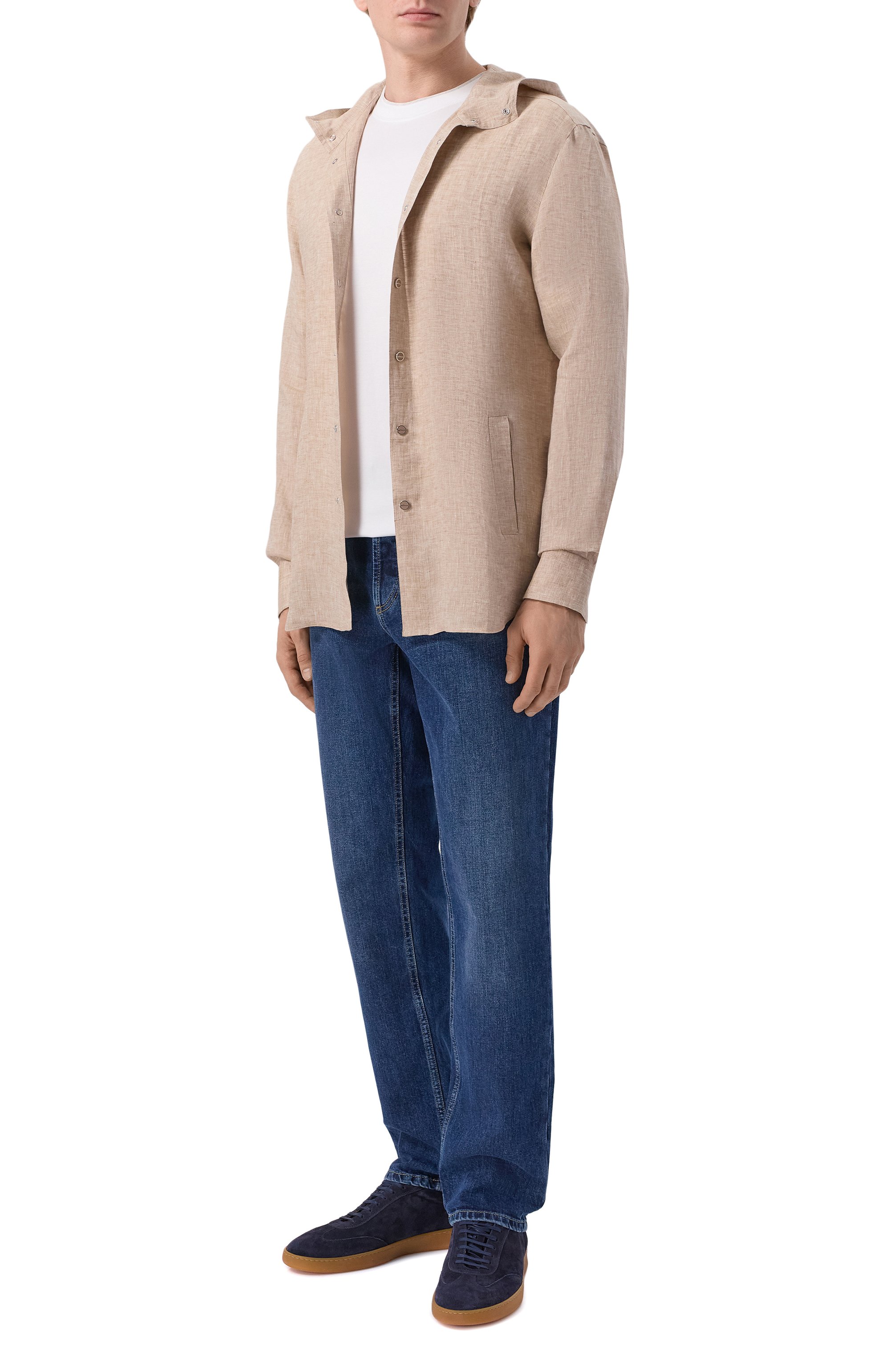 Льняная рубашка KITON, арт. UMCMARH09613, фото 2