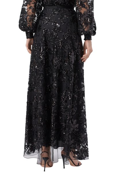 Юбка с отделкой пайетками ZUHAIR MURAD, арт. RSK26055/TUEM016, фото 4