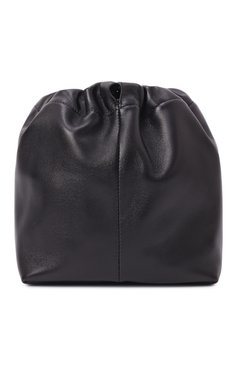 Женская сумка dumpling JIL SANDER черного цвета, арт. J07WG0027/P7365 | Фото 4 (Размер: small; Материал сплава: Проставлено; Драгоценные камни: Проставлено; Материал: Натуральная кожа)
