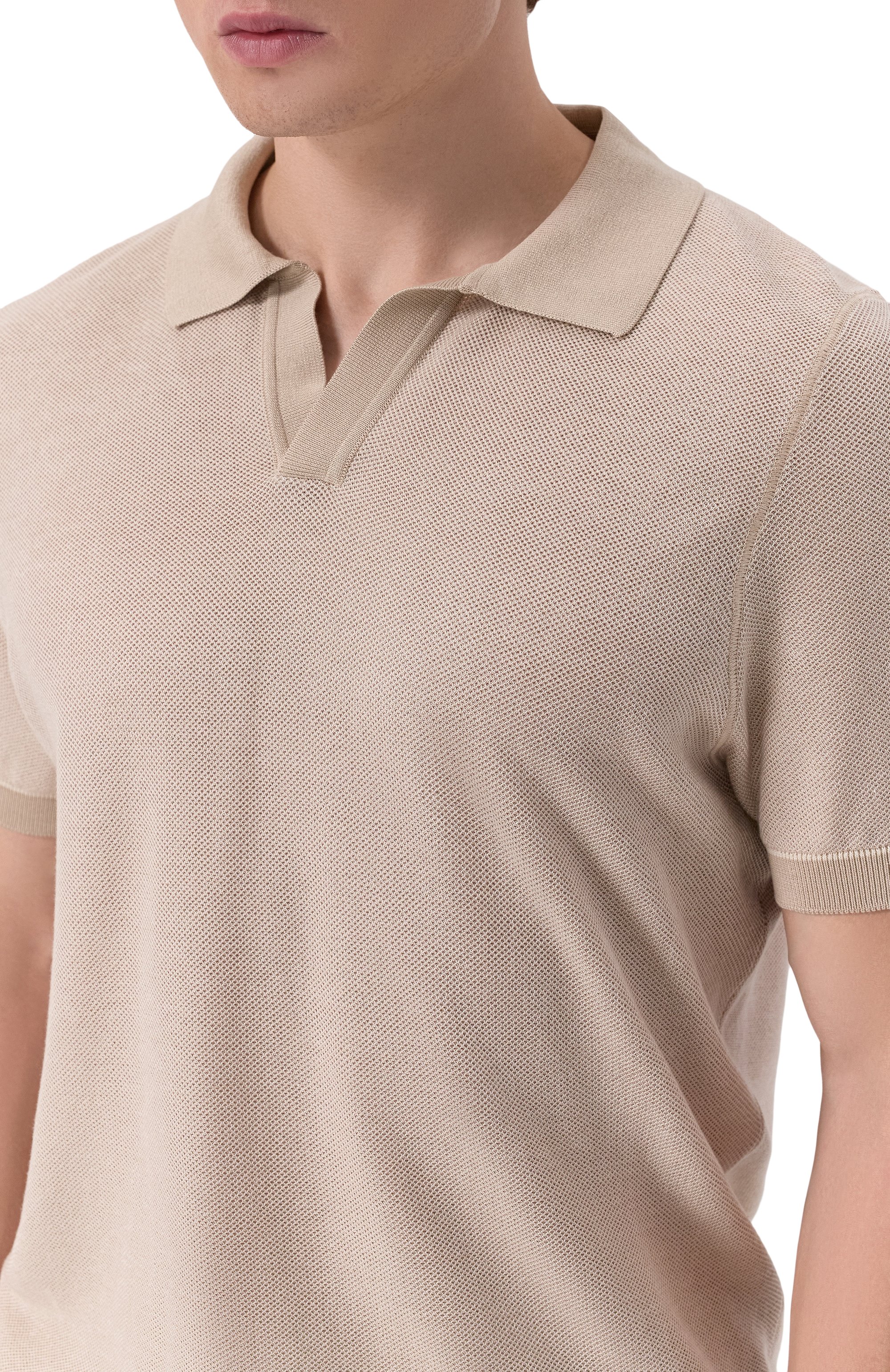 Поло из хлопка и лиоцелла BOSS, арт. 50537654, фото 5