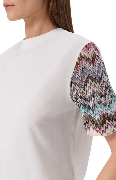 Хлопковая футболка MISSONI, арт. DS25WL05/BJ00PI, фото 5