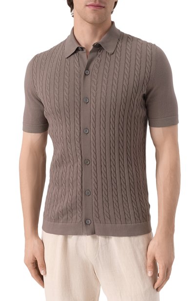 Хлопковая рубашка GRAN SASSO, арт. 57173/18167, фото 3