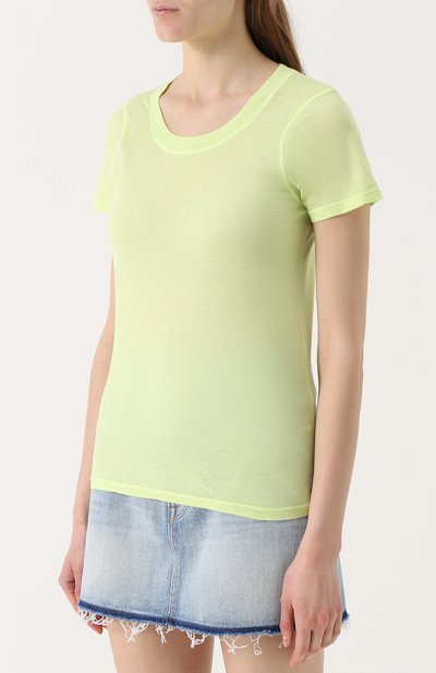 Футболка прямого кроя с круглым вырезом MONROW, арт. HT002SFJ, фото 3