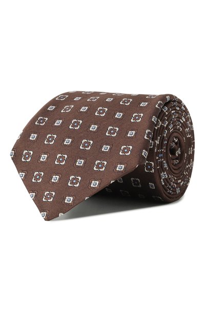 Мужской шелковый галстук CANALI, арт. 18/HJ04197