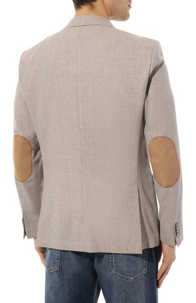 Пиджак из хлопка и шерсти BOSS, арт. 50509504, фото 4