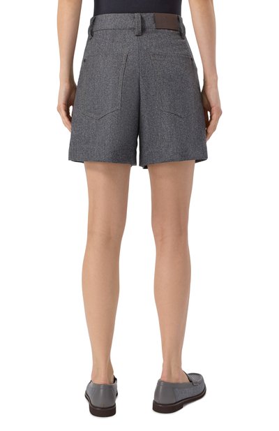 Шерстяные шорты BRUNELLO CUCINELLI, арт. M038PP9073, фото 4