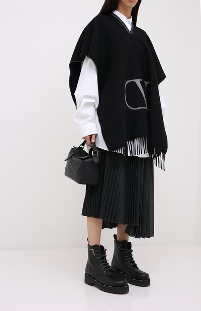Пончо из кашемира и шерсти VALENTINO, арт. UW2EA018/LWP, фото 2