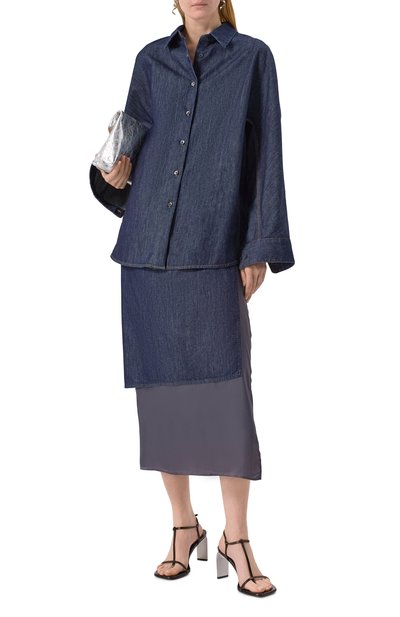 Юбка из хлопка и вискозы DRIES VAN NOTEN, арт. 251-010826-1553, фото 2