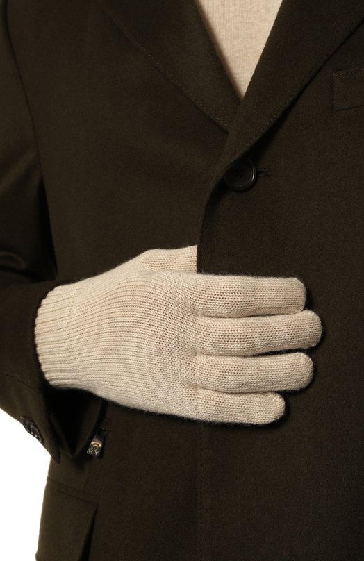 Шерстяные перчатки Kired Бежевый, фото 2