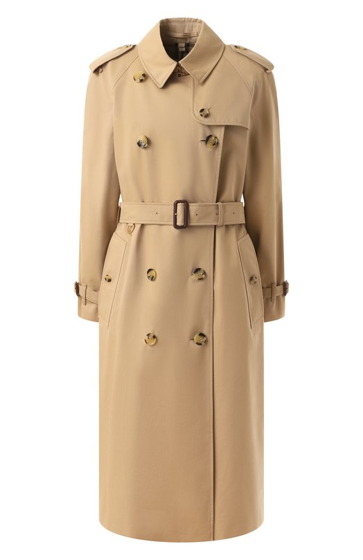 Хлопковый тренч Burberry 8079420 Бежевый 8079420