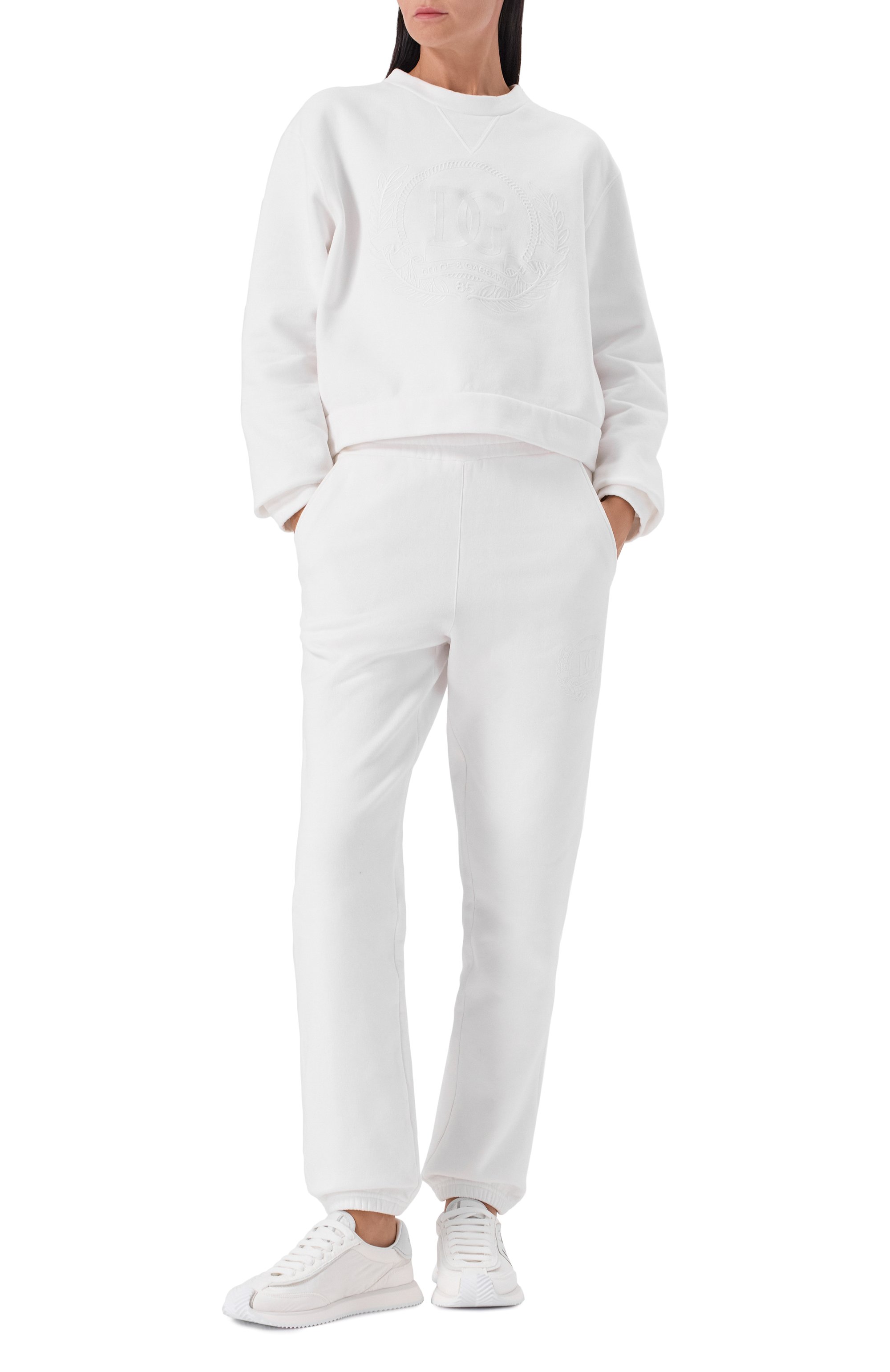 Текстильные кроссовки dg cushion DOLCE & GABBANA, арт. CK2288/AI904, фото 3