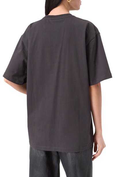 Хлопковая футболка GANNI, арт. T4095, фото 4