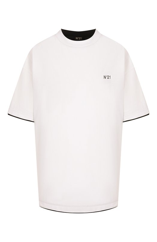 Хлопковая футболка N21 F072/4096 Белый F072/4096