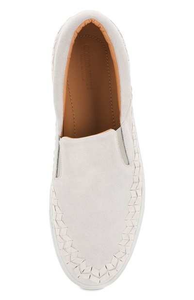 Замшевые слипоны GIORGIO ARMANI, арт. X2J125/XL902, фото 5