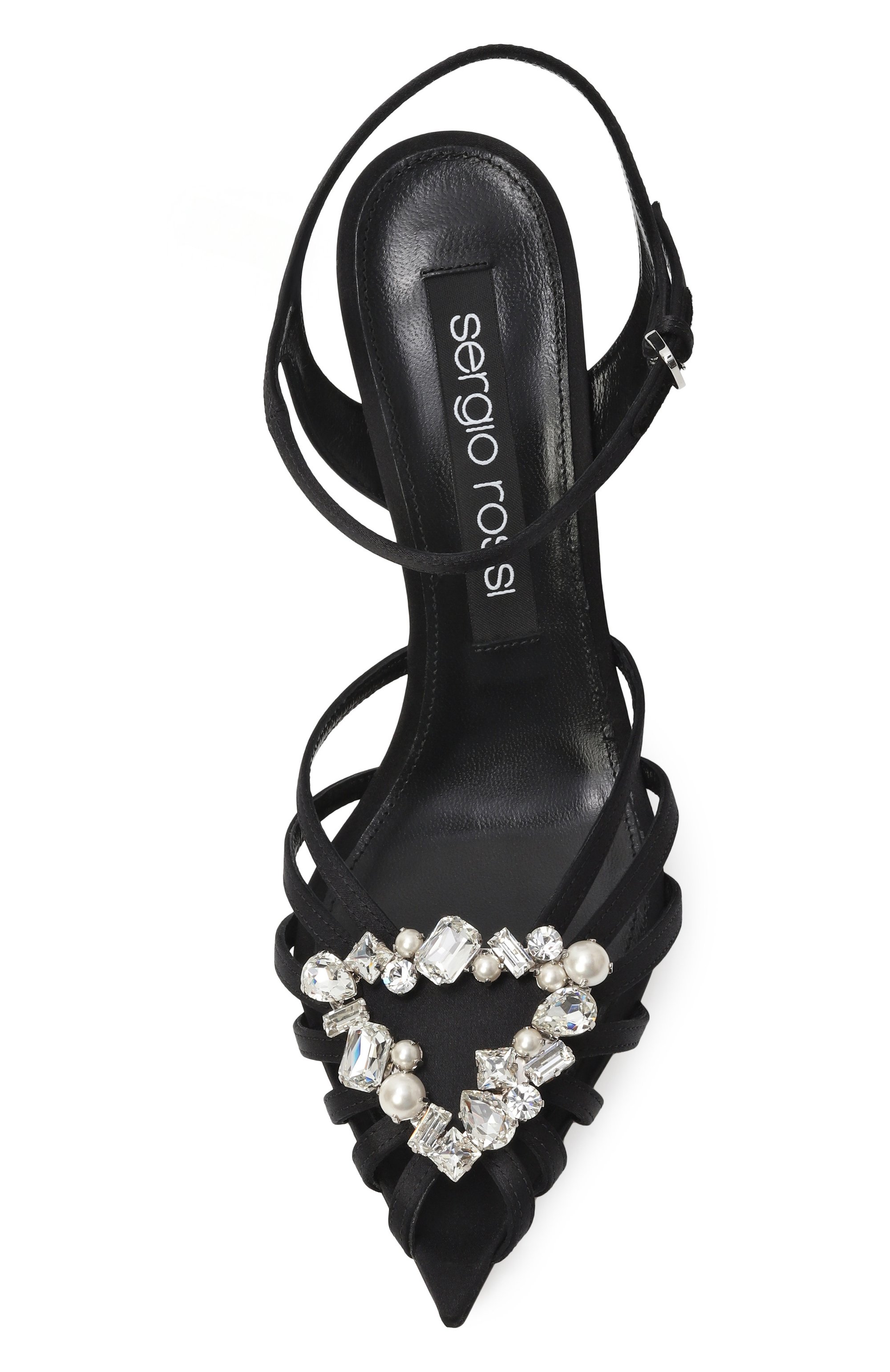 Текстильные босоножки sr godiva precious 90 SERGIO ROSSI, арт. B13100/MTEZ02, фото 6