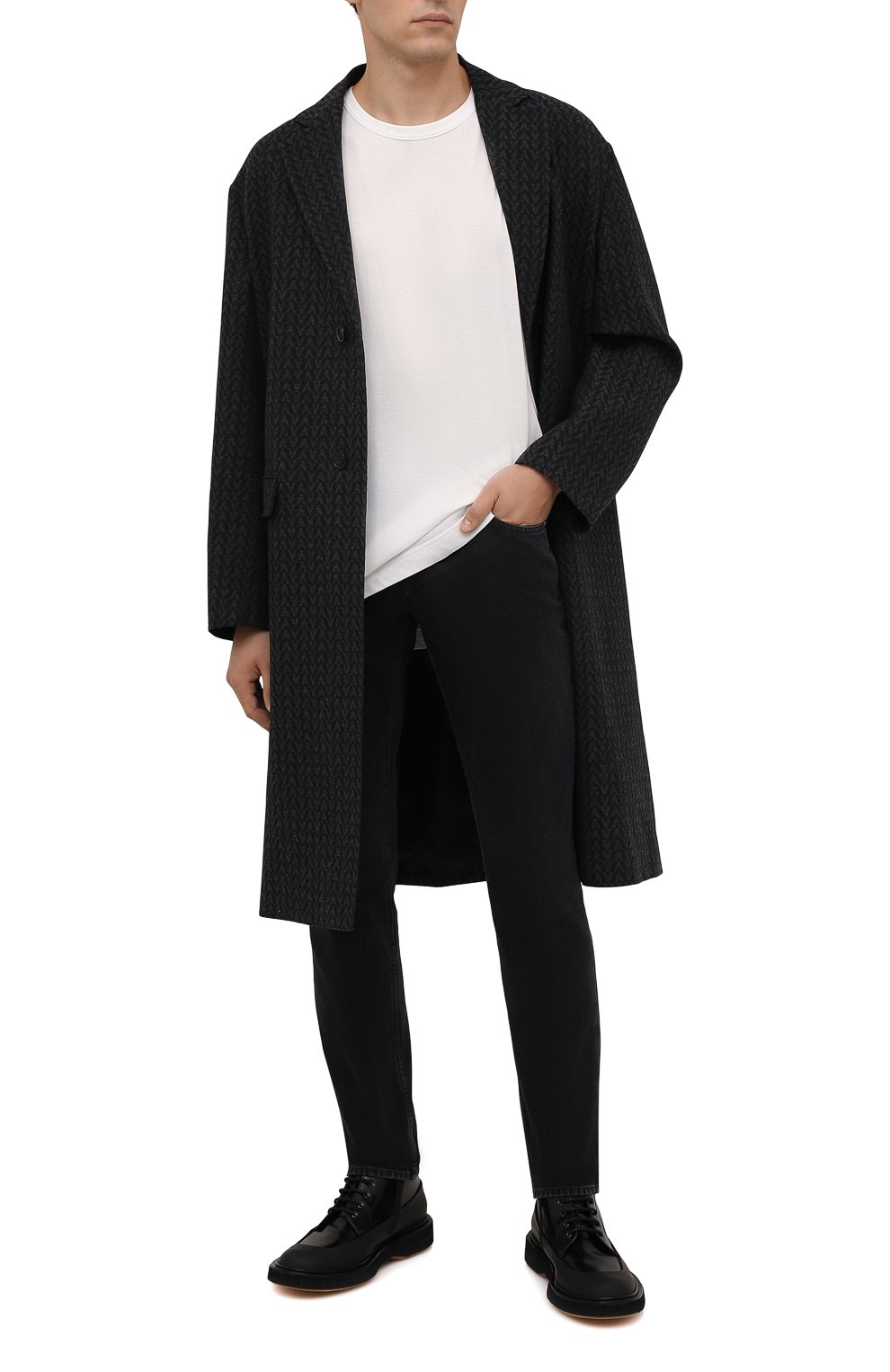 Хлопковая футболка YOHJI YAMAMOTO, арт. HX-T02-070, фото 2