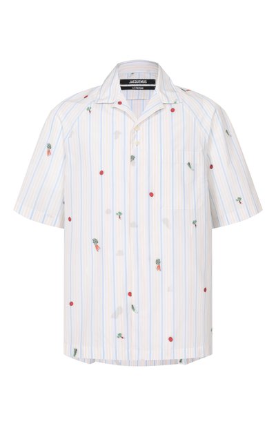 Мужская хлопковая рубашка JACQUEMUS, арт. 26ESHM00573/AW00748