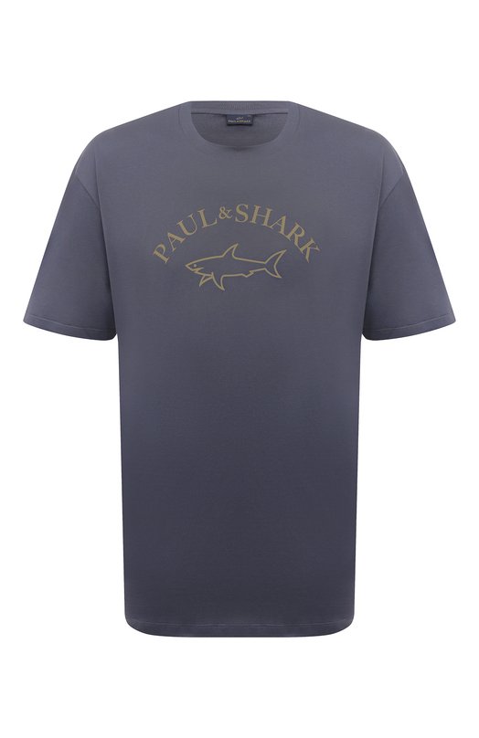 Хлопковая футболка Paul&Shark 24411032 Синий 24411032
