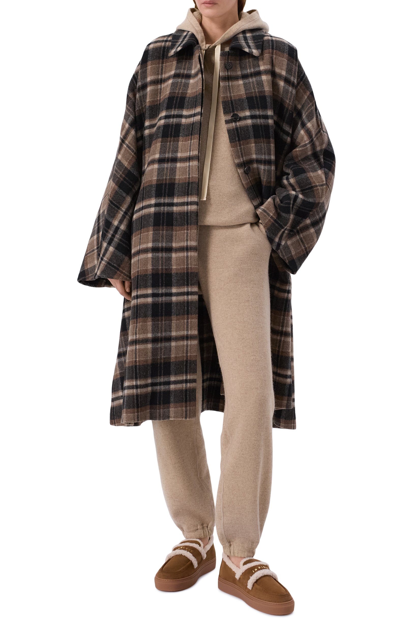Замшевые лоферы shearling loafer INUIKII, арт. 1006.003.0021, фото 3