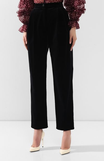 Бархатные брюки DOLCE & GABBANA, арт. FTA9ZT/FUVJZ, фото 3