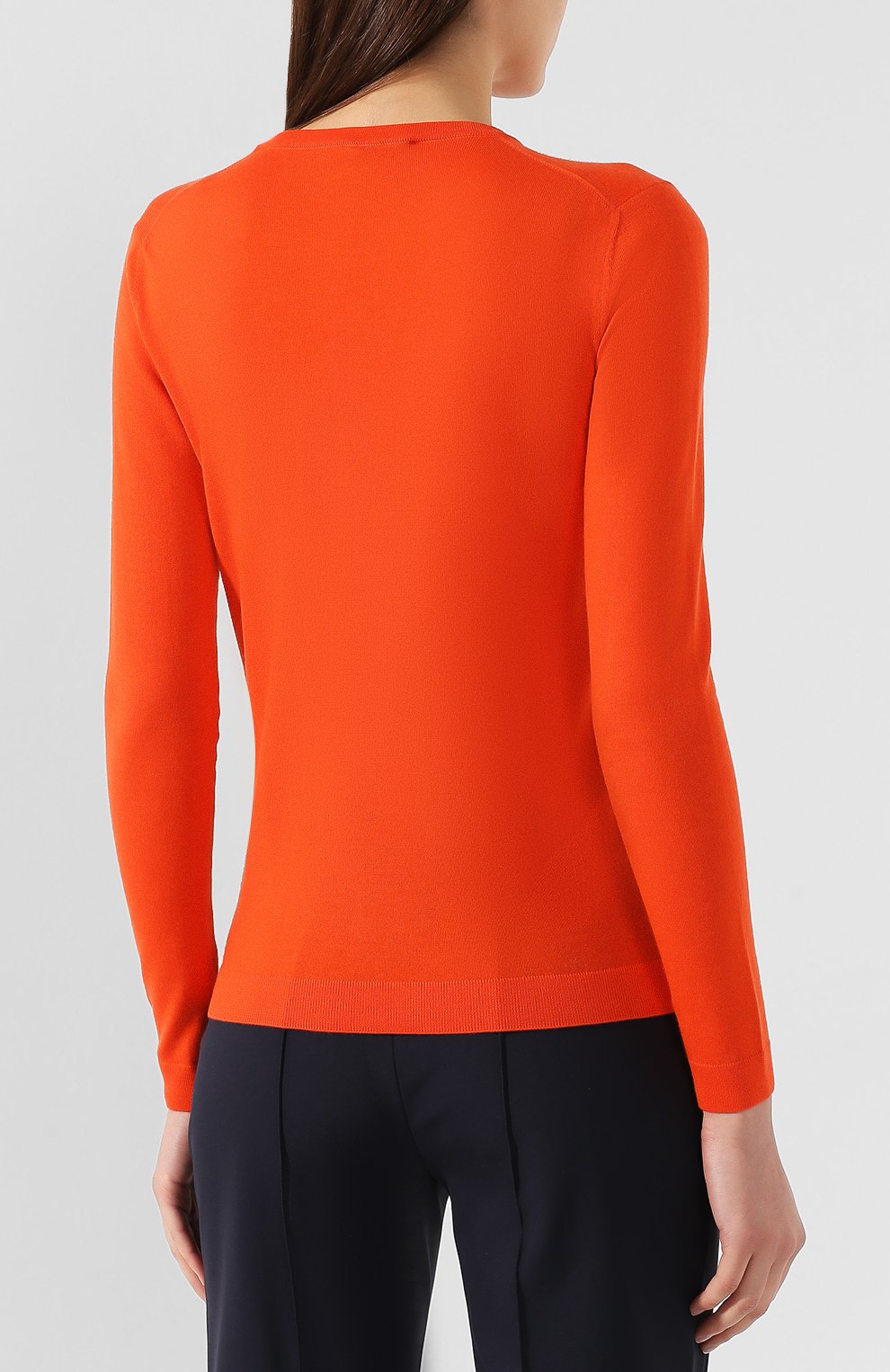 Кашемировый пуловер RALPH LAUREN оранжевого цвета по цене 79150 руб., арт. 290615194, фото 4 Кашемировый пуловер RALPH LAUREN, арт. 290615194, фото 4