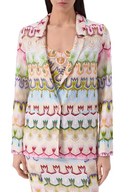 Жакет из вискозы и хлопка MISSONI, арт. DS25SF0F/BR0132, фото 3