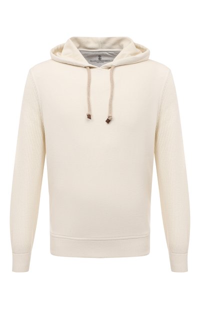 Мужской хлопковое худи BRUNELLO CUCINELLI, арт. MTU23B2215