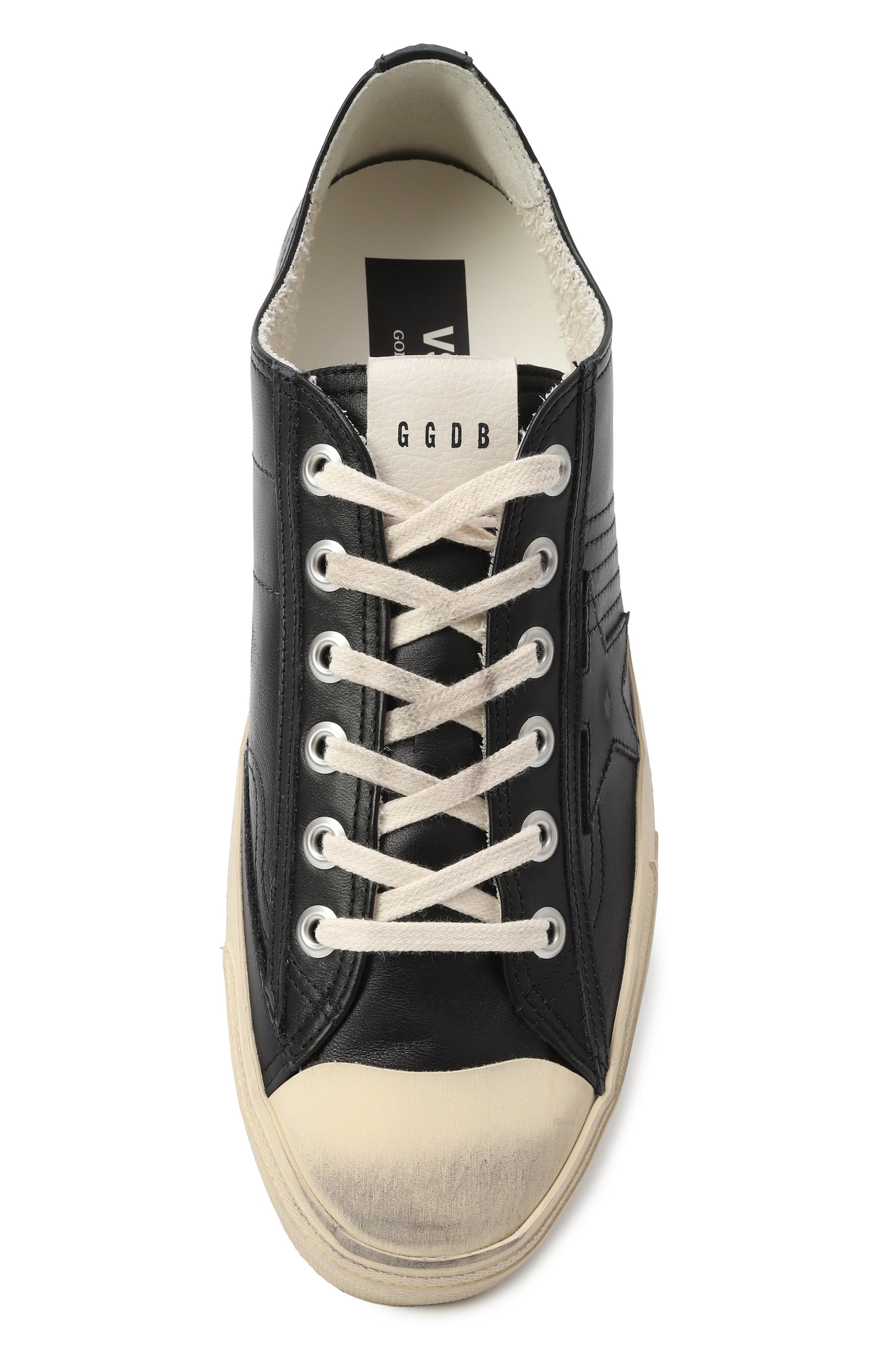 Кожаные кеды v-star GOLDEN GOOSE DELUXE BRAND, арт. GMF00129.F005033, фото 6