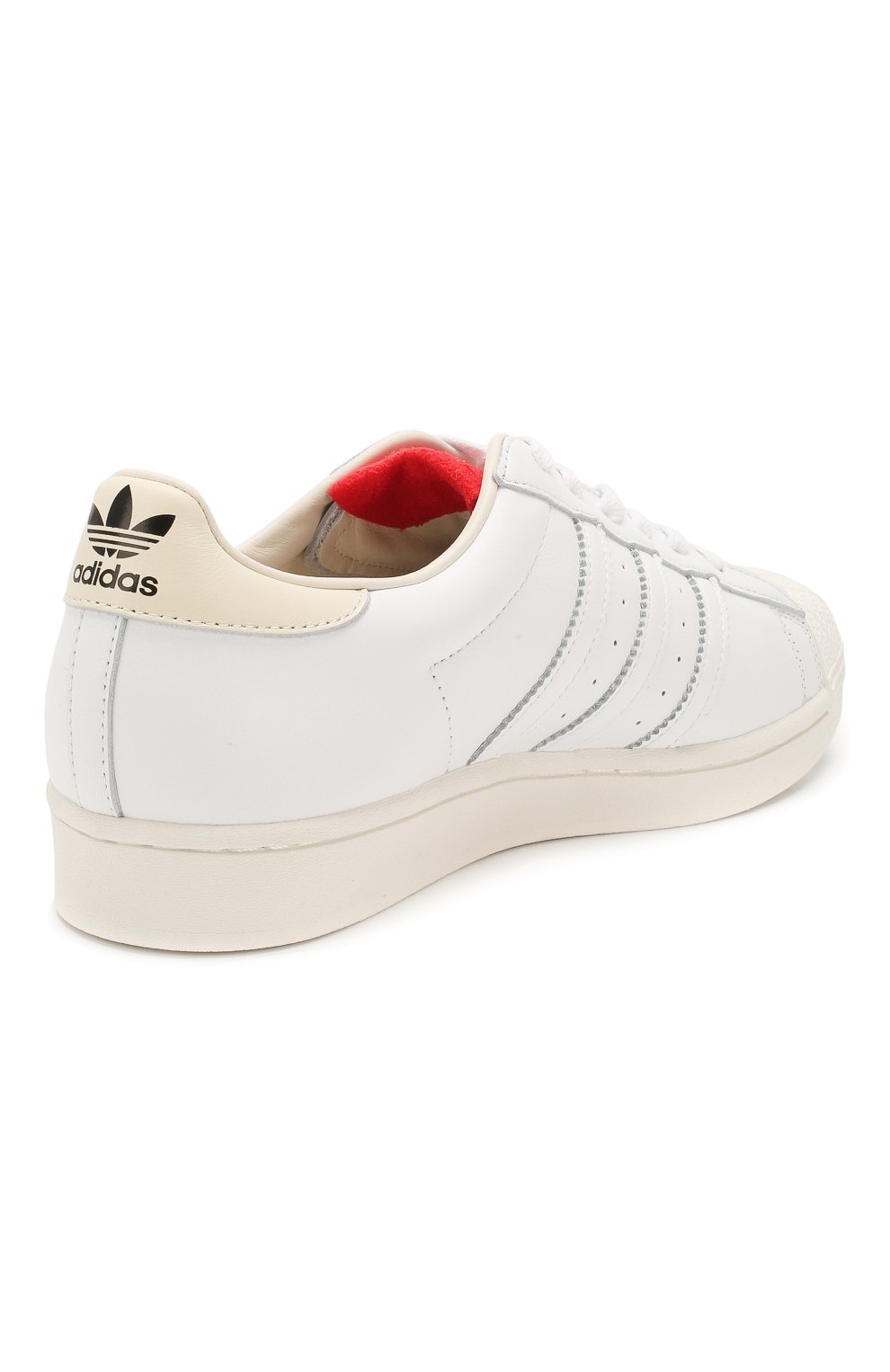 Кожаные кеды adidas x 424 shell toe ADIDAS ORIGINALS, арт. FW7624, фото 4
