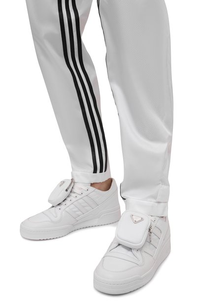 Комбинированные кеды adidas for prada re-nylon PRADA белого цвета по цене 67000 руб., арт. 2EG390-3LJX-F01CD, фото 5 Комбинированные кеды adidas for prada re-nylon PRADA, арт. 2EG390-3LJX-F01CD, фото 5