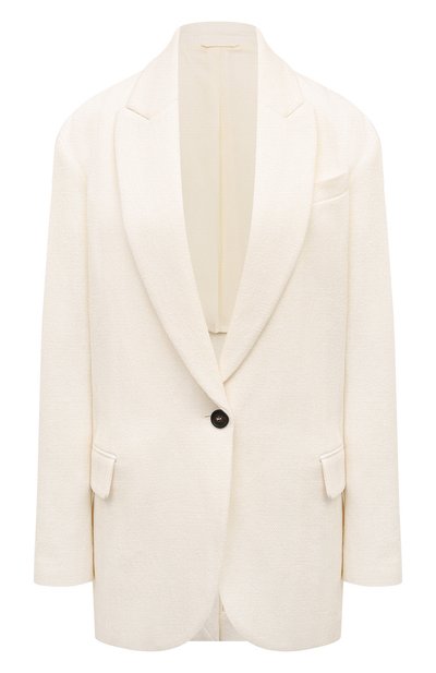 Женский жакет из хлопка и льна BRUNELLO CUCINELLI, арт. MH5712083