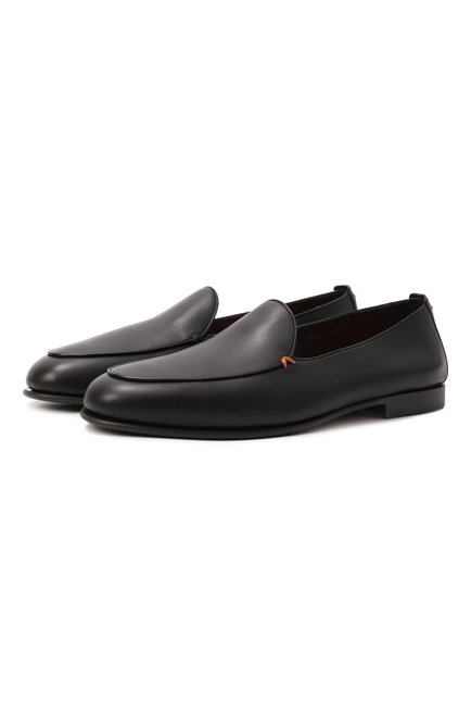 Мужские кожаные лоферы vibe SANTONI, арт. MGEG19088SM0MMEM