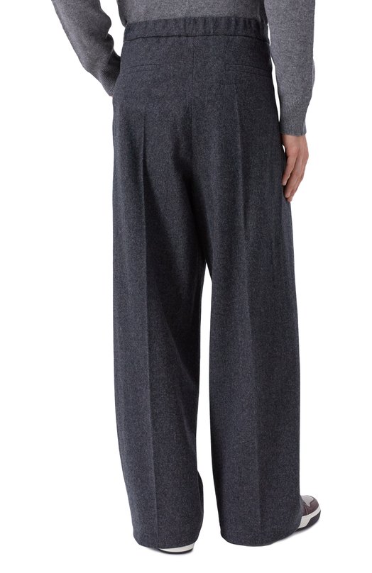 Шерстяные брюки Jil Sander J47KA0283-J40182 Серый  J47KA0283-J40182 Фото 4