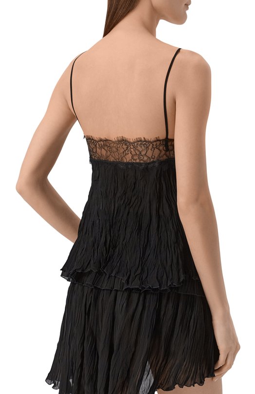 Топ из вискозы Blumarine 2C452A Чёрный  2C452A Фото 4